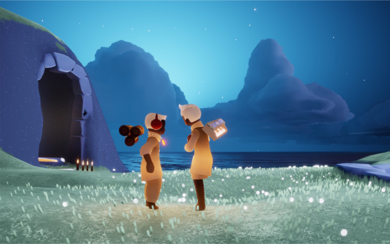 sky光遇易学音乐  打上花火> 极简按键