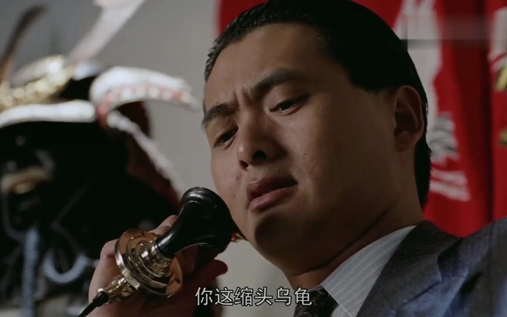 江湖不愧是带头大哥周润发为救小弟刘德华气势霸气十足