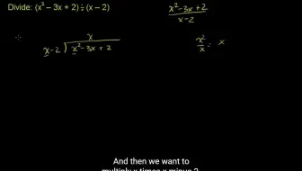 Dividing Polynomials I