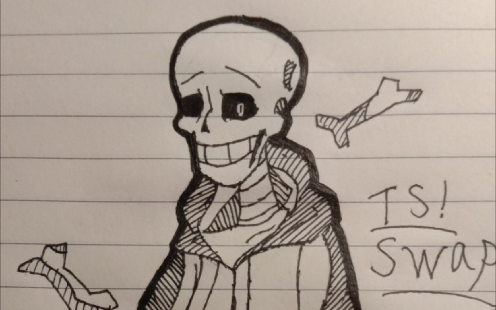 【手绘】ts underswap白萝卜