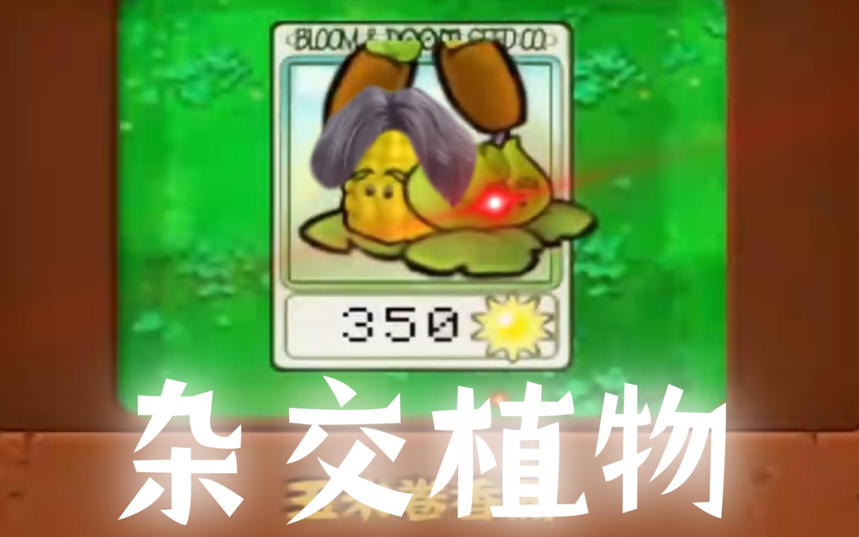 pvz杂交版 夏天y当场与胆小菇断绝父子关系