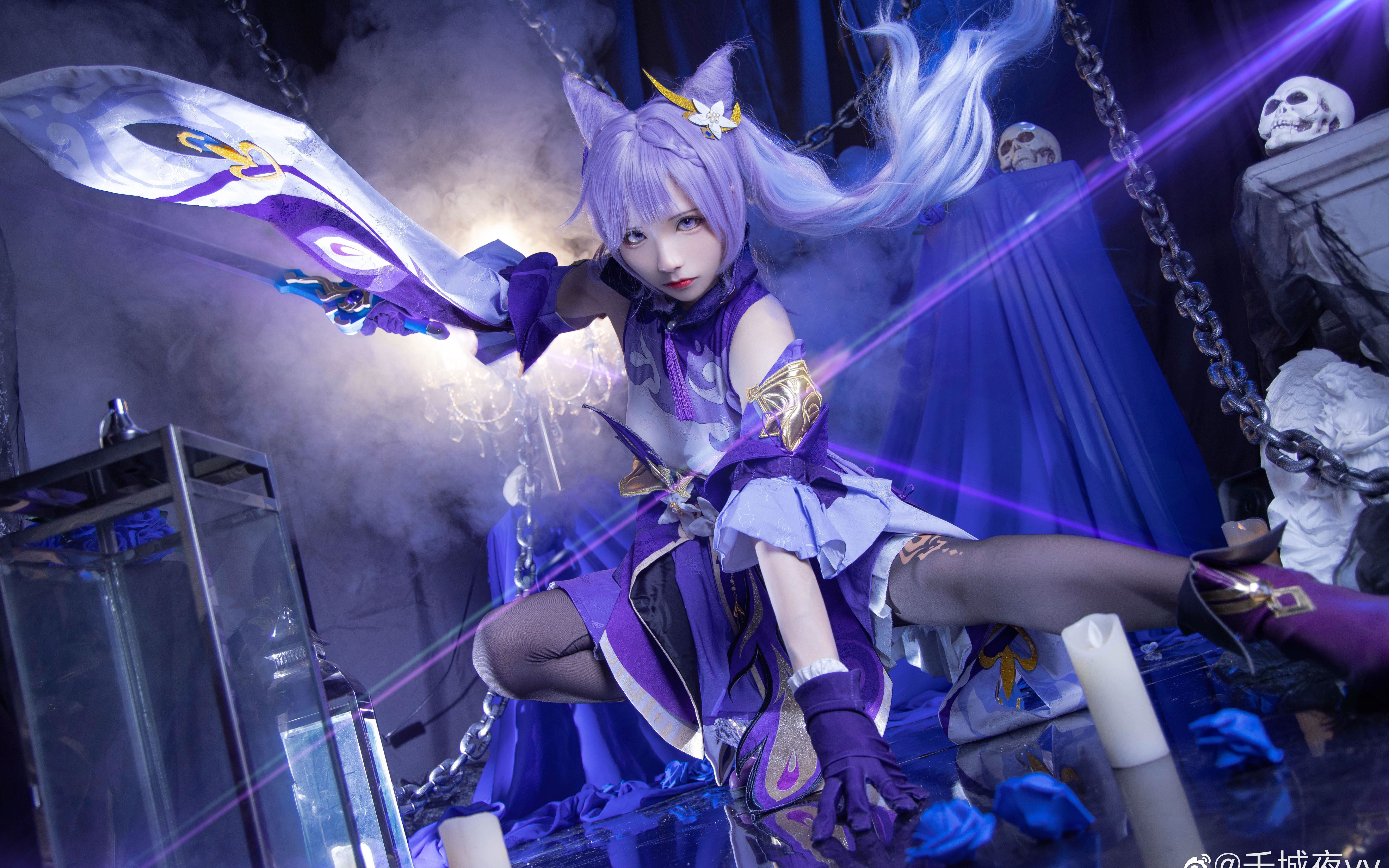 刻晴cos我的身边还会有你的陪伴吗