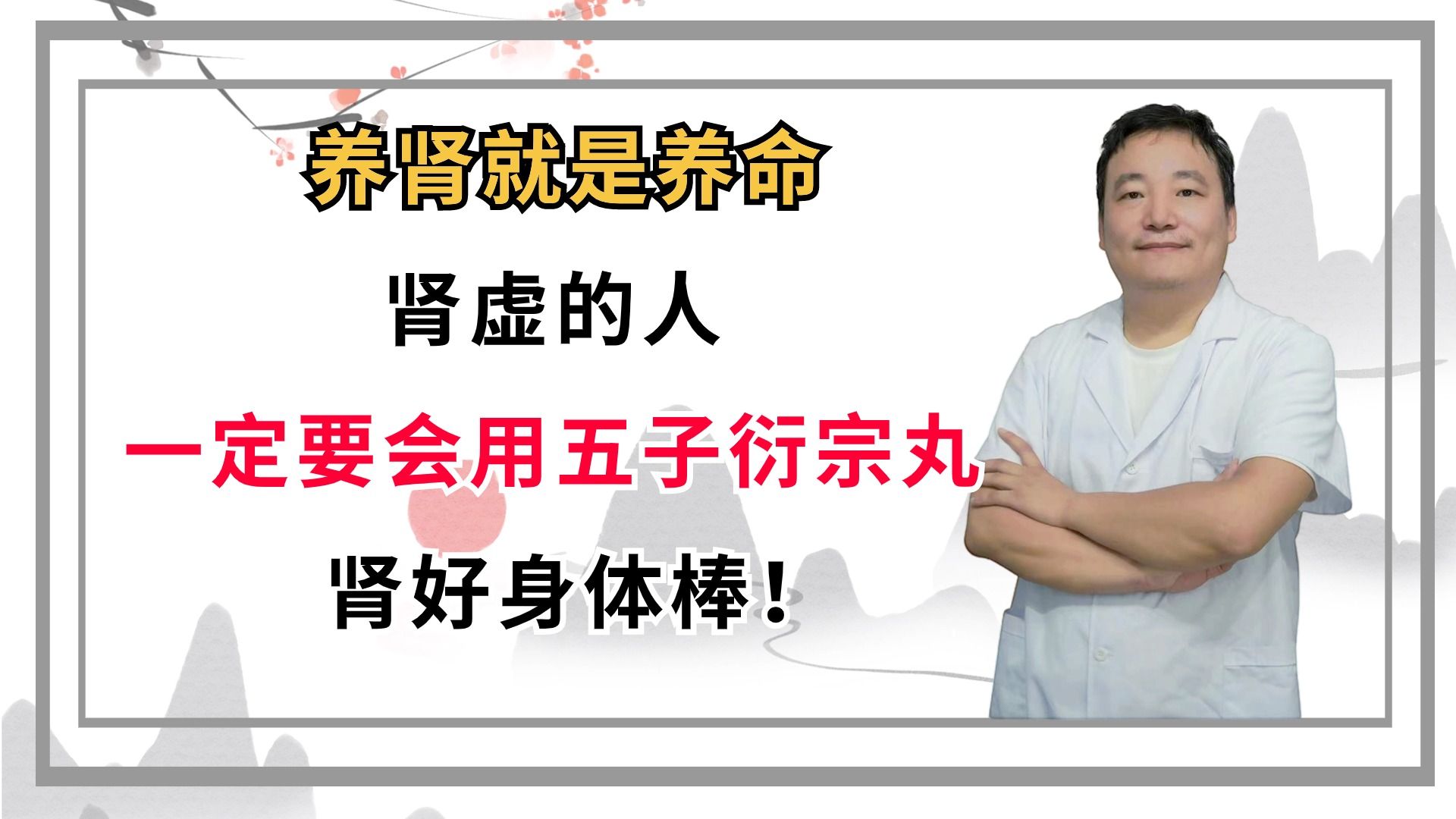 养肾就是养命,肾虚的人一定要会用五子衍宗丸,肾好身体棒!哔哩哔哩bilibili