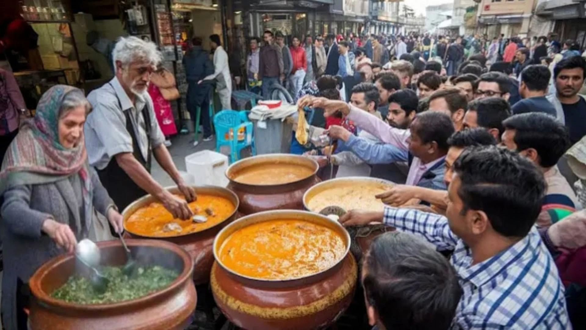 路边最便宜的旁遮普街头美食早餐 巴基斯坦拉合尔街头美食