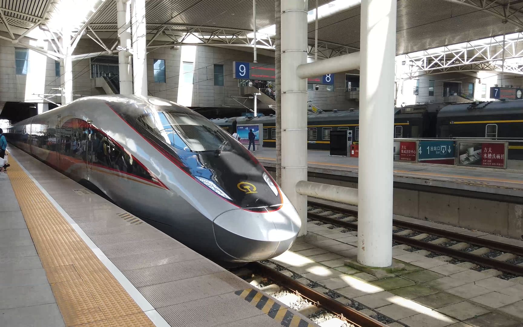 复兴号智能动车组体验 g916 长春-北京 始发吉林 cr400bf-gz型重联