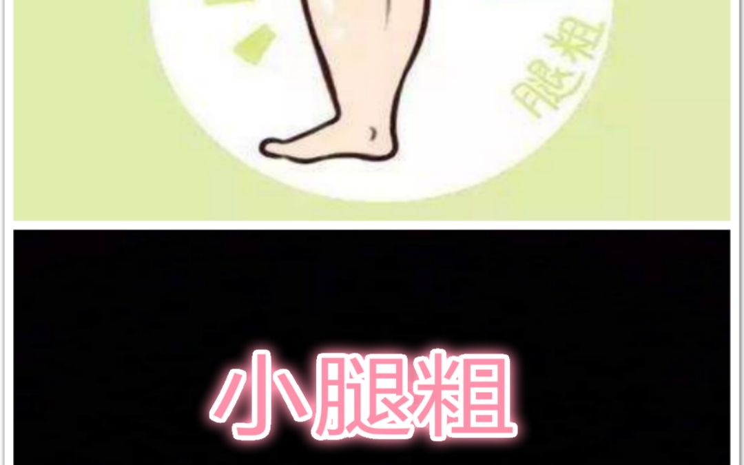 快来看看你小腿粗是这个原因吗?哔哩哔哩bilibili