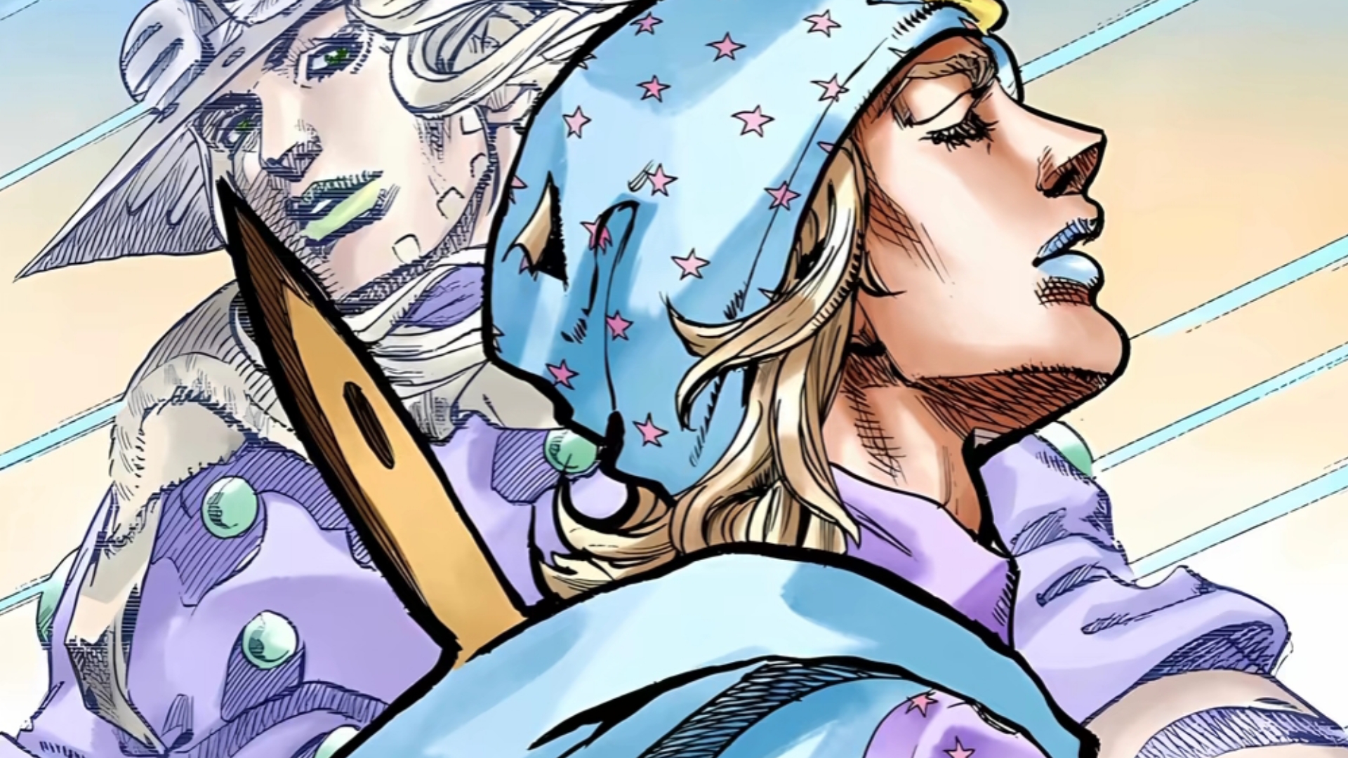 致「黄金精神」和「漆黑意志」的乔尼 · 乔斯达和挚友杰洛 · 齐贝林