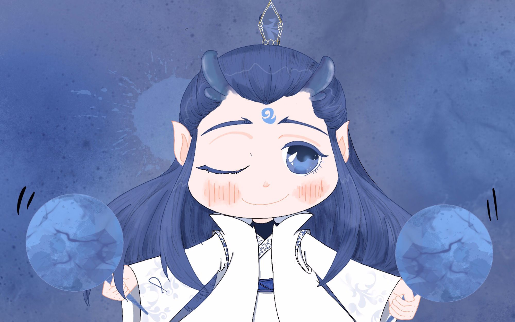 【moan】哪吒之魔童降世-q版敖丙_哔哩哔哩 (゜-゜)つロ 干杯~-bili