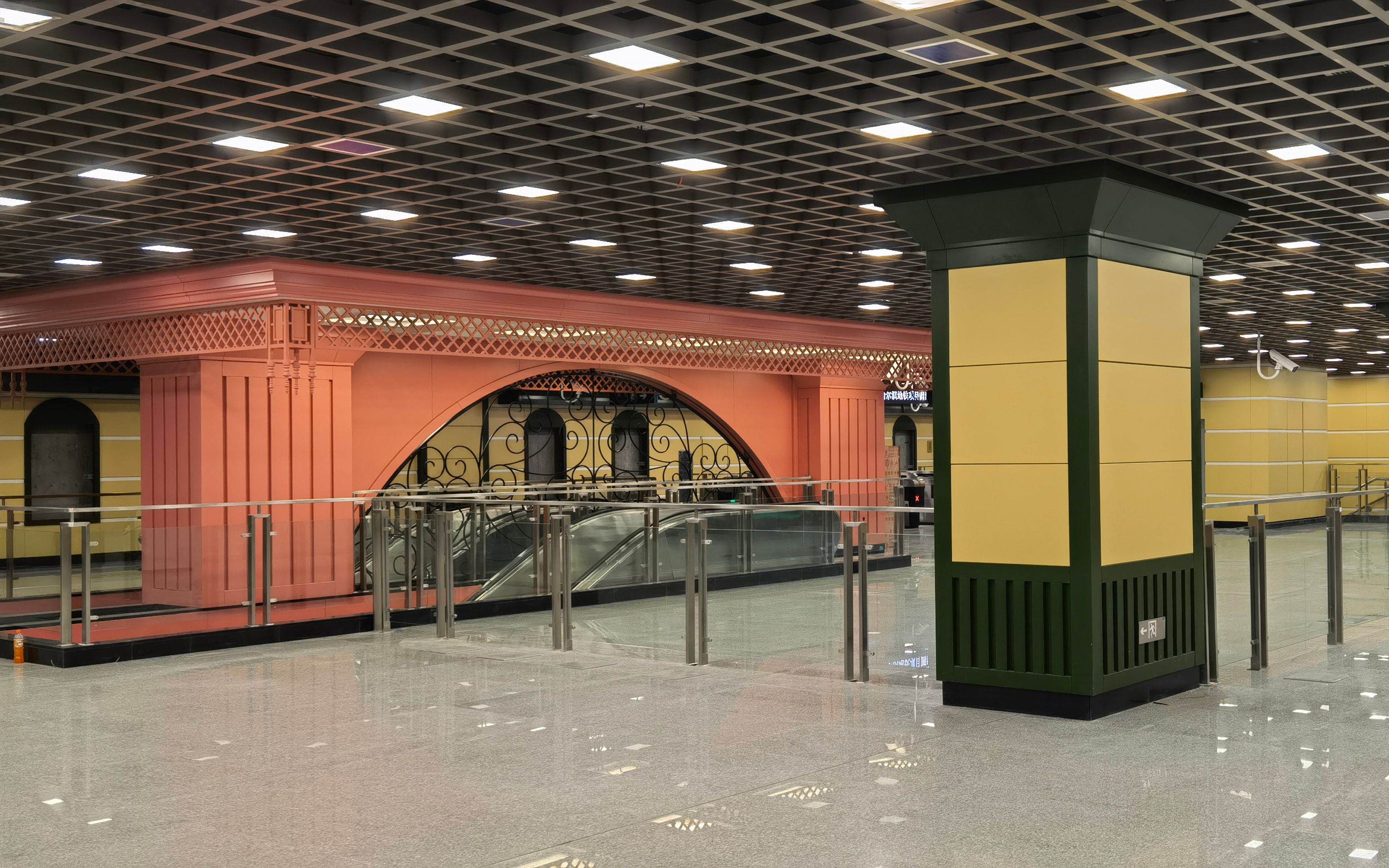 哈尔滨中央大街地铁站图片