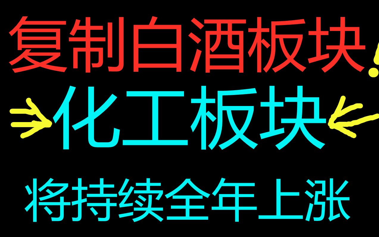 【复制白酒】复盘房地产股,蒙对了.重点:化工板块将持续全年上涨哔哩哔哩bilibili