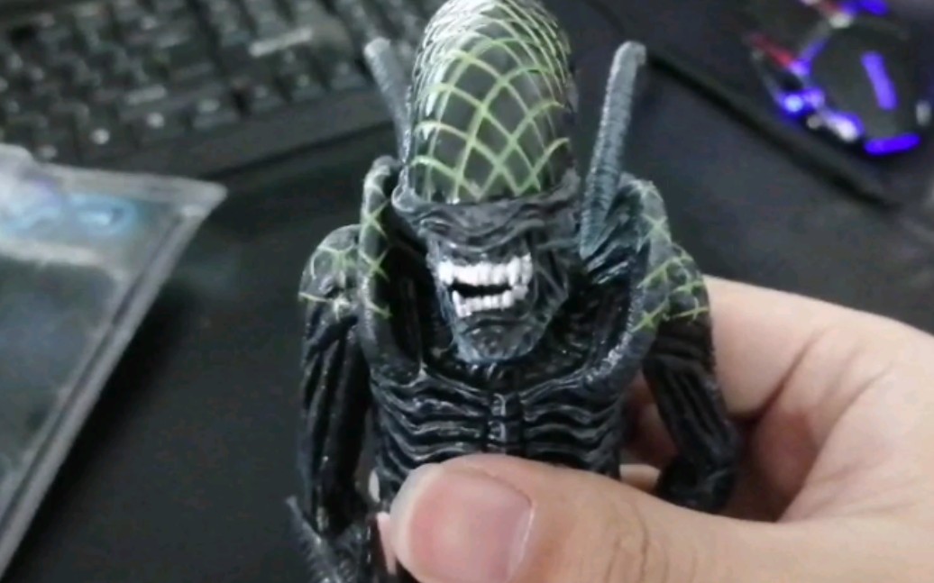 [图]【CY玩具屋】NECA 异形大战铁血战士 绿格子异形