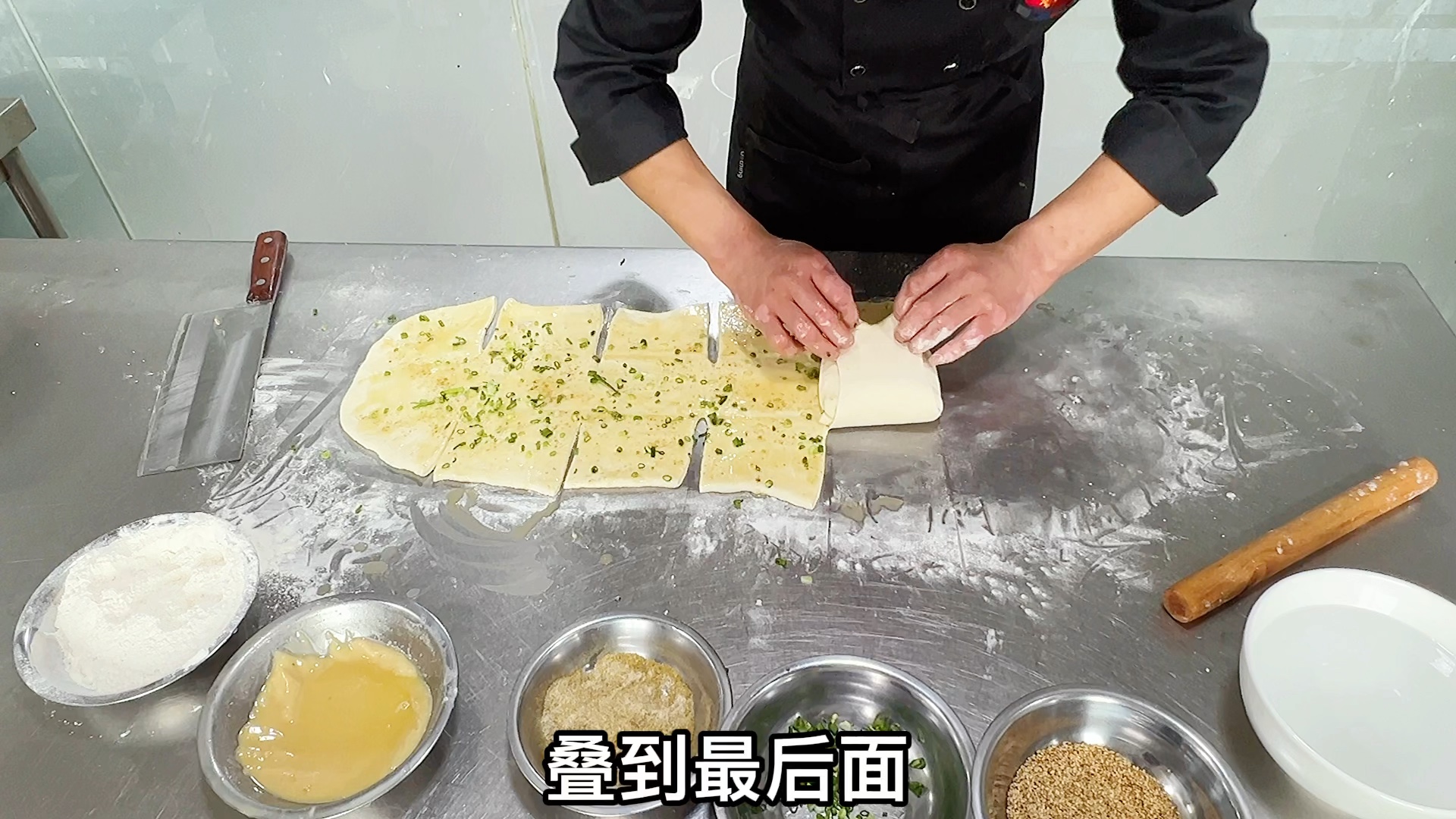 在家怎样做的千层饼表皮酥脆里面柔软多层详细制作教程来啦