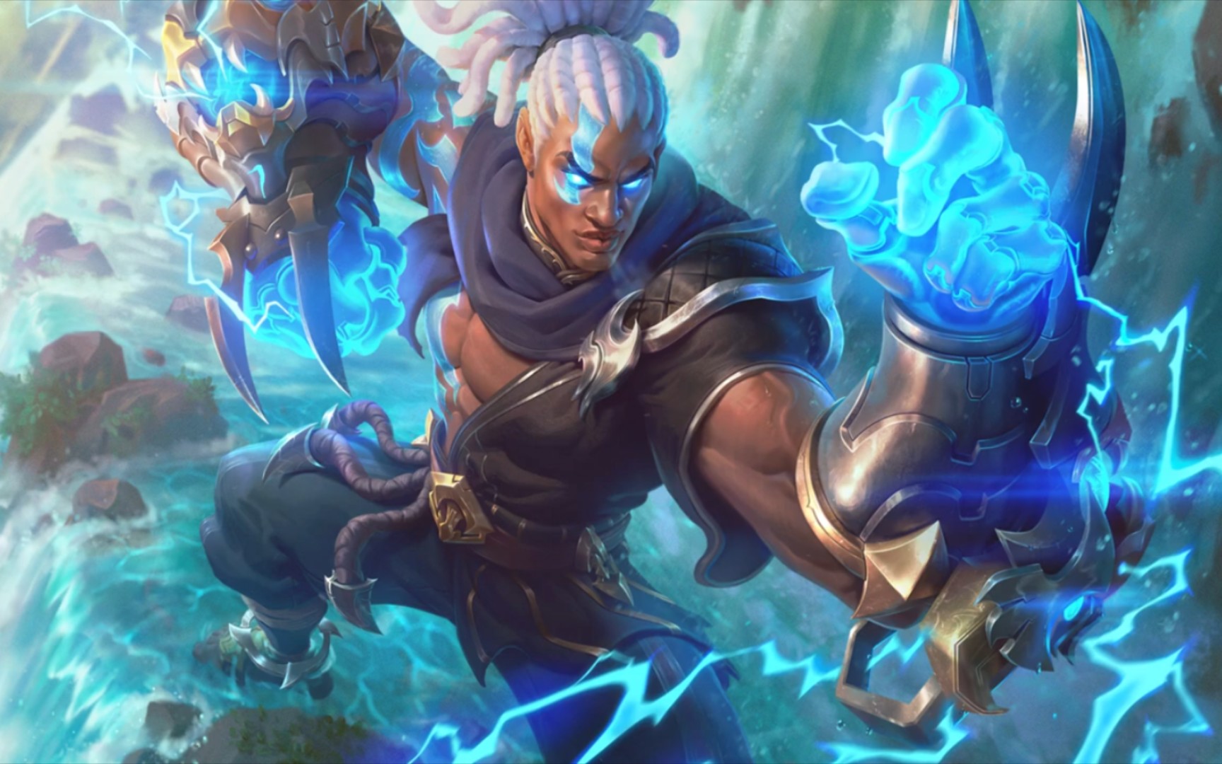 传说对决〕拉兹 瞬雷之狮 造型展示(台配&英配)