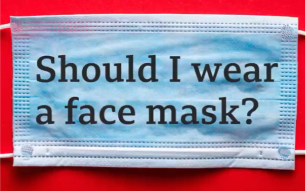 "should i wear a mask?" bbc公开偷换概念