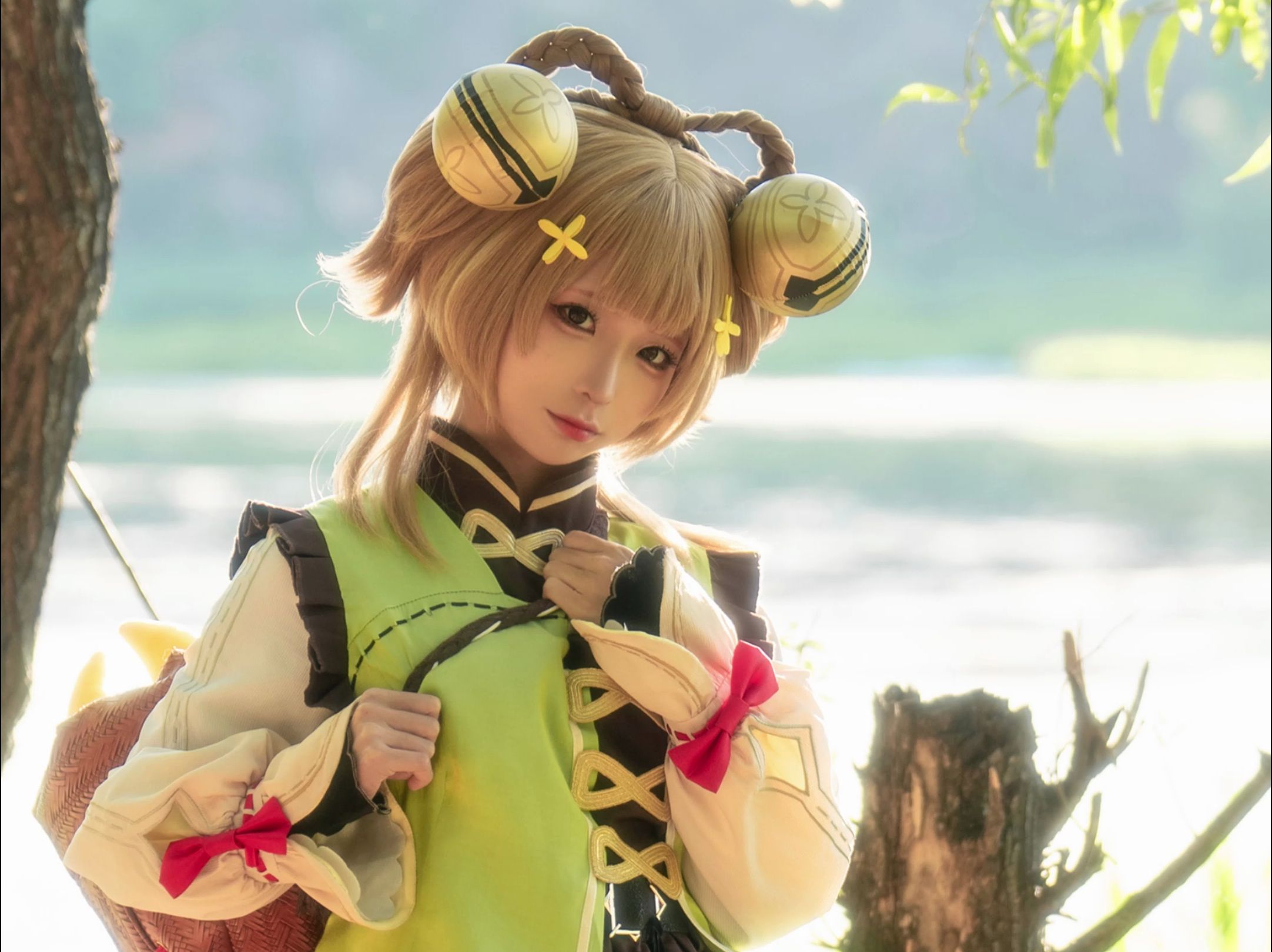 [图]旅行者，和瑶瑶一起上山采药吧！【蠢沫沫】cosplay 瑶瑶