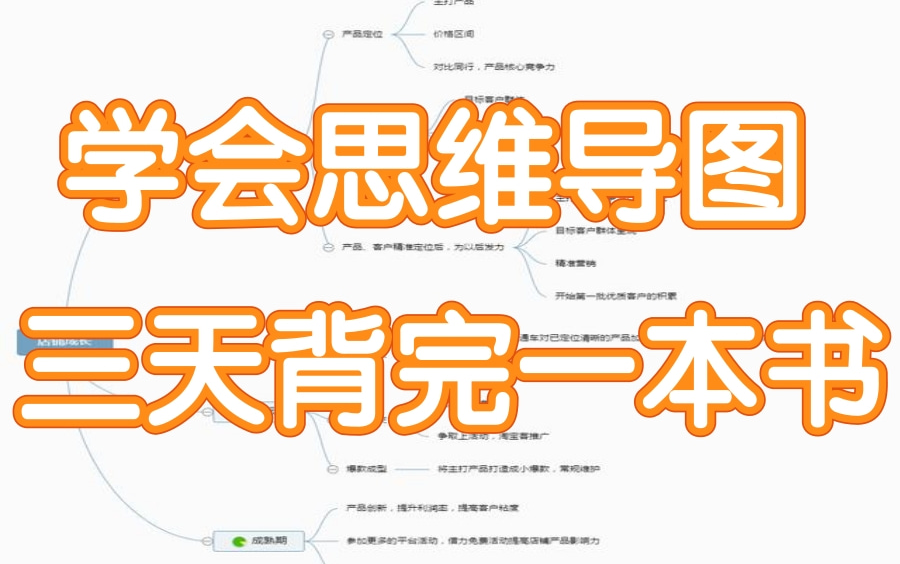 史上最全、最强思维导图训练营(完结)改变你的思维方式、思维导图背完一本书超简单!简简单单背完一本书|背书|思维导图|笔记方法指南|高效笔记小窍门|...