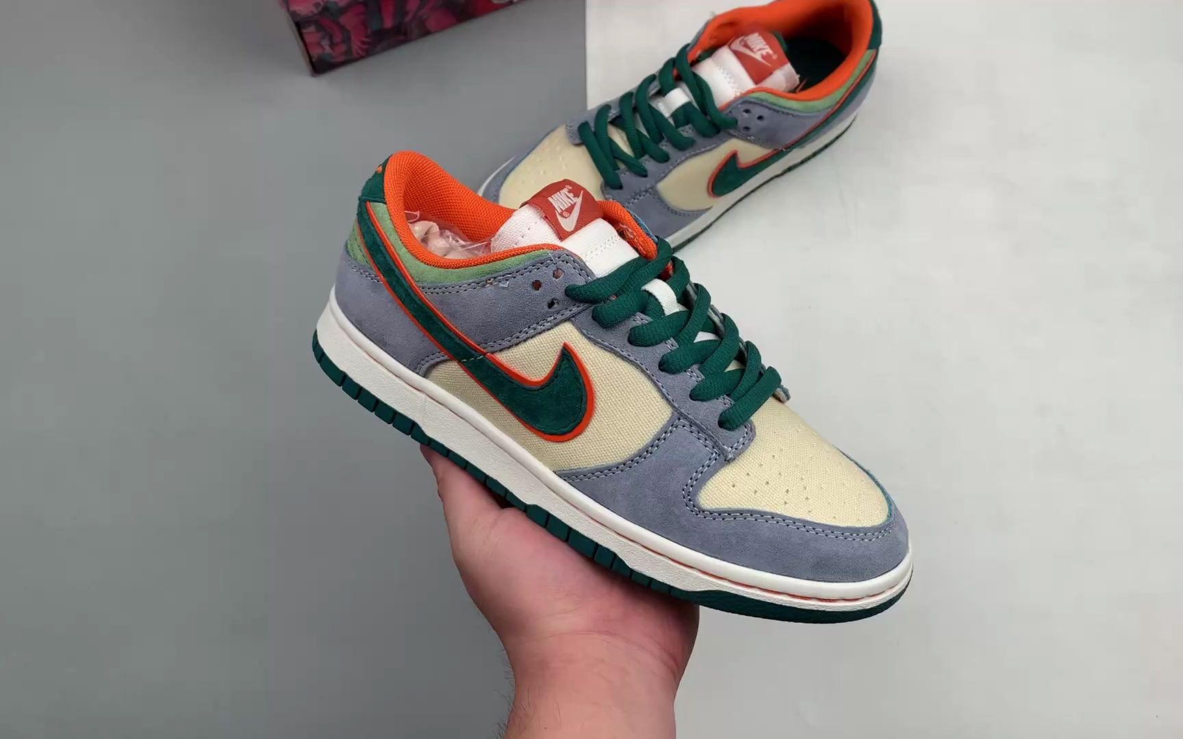 耐克nike dunk sb大友克洋联名 蓝绿橙 联名款低帮运动休闲板鞋 莆田