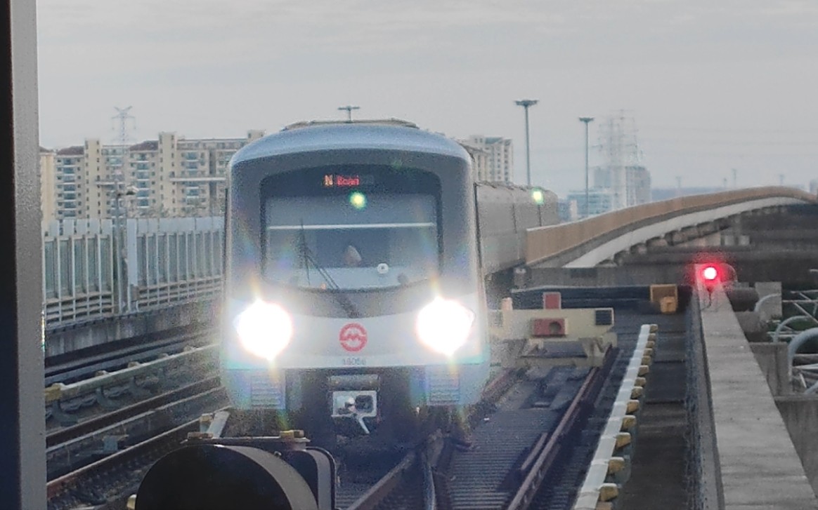 上海地铁16号线 普通车#16056(龙阳路方向)进罗山路站