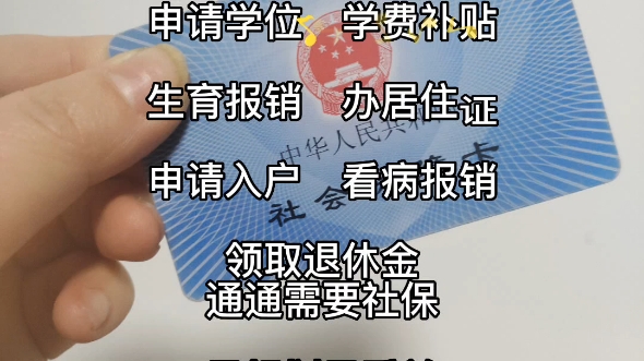 社保的作用哔哩哔哩bilibili