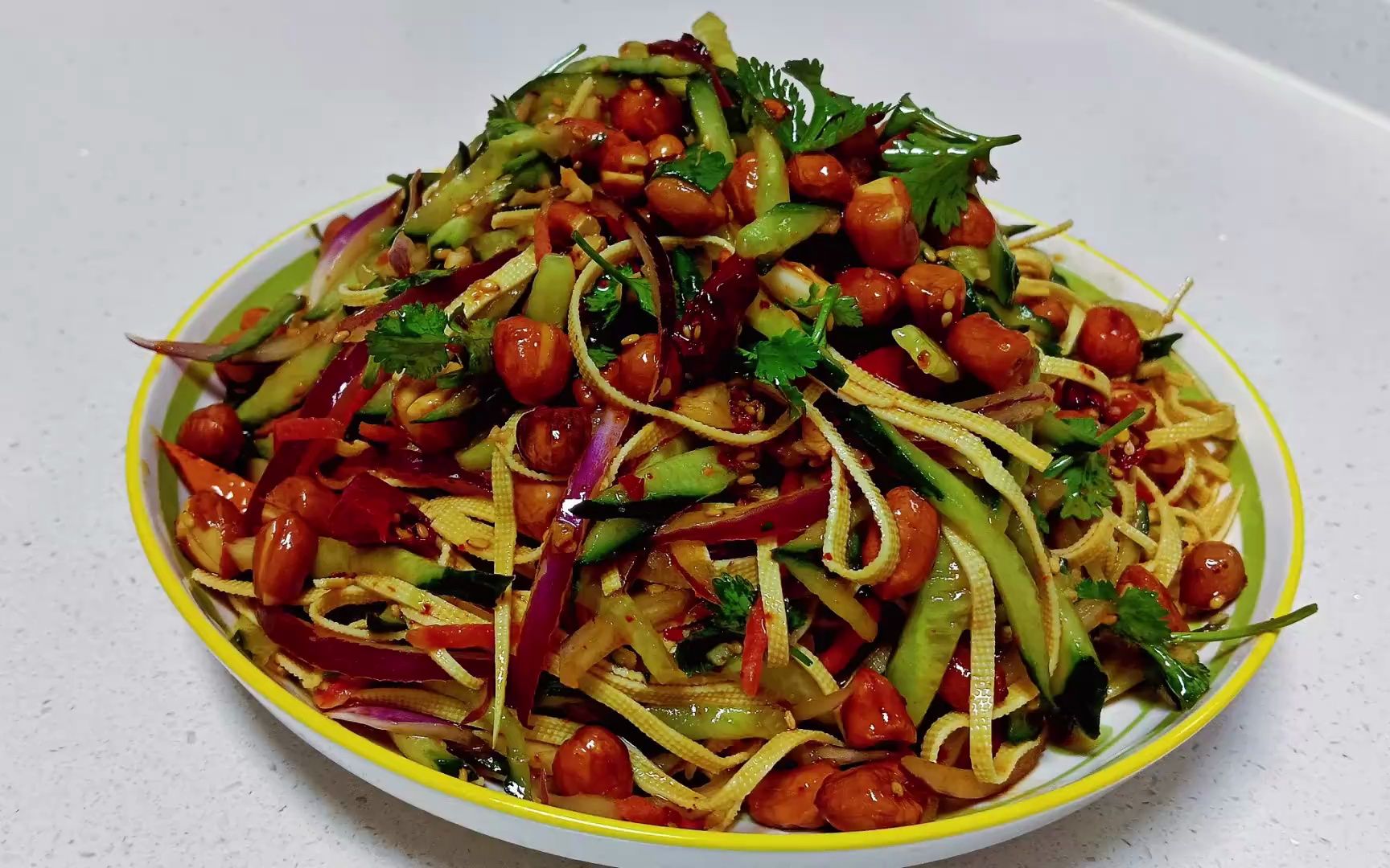 下酒凉拌菜,开胃好吃,有这道菜能多喝半斤