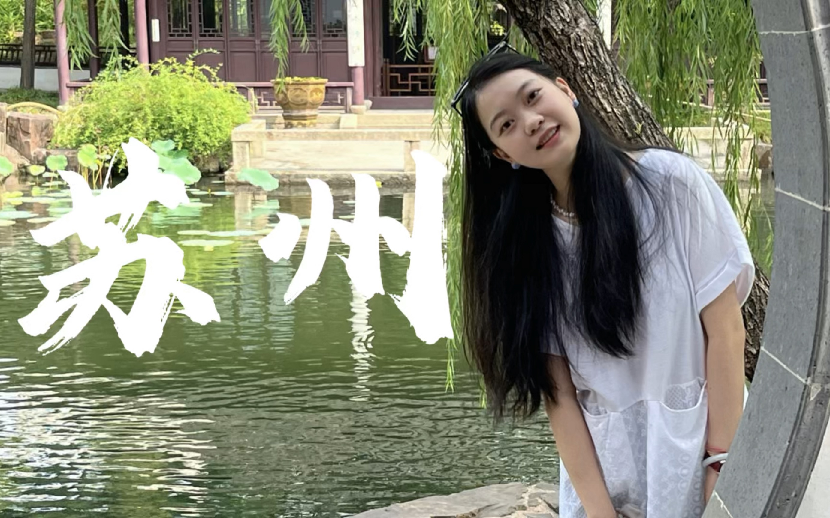 苏州Vlog|水动风凉夏日长^^苏州评弹真的太好听啦~吃了藏书羊肉去了双塔集市看看苏州杂志,可不可以不上班啊!就让我赖在苏州吧^^哔哩哔哩bilibili