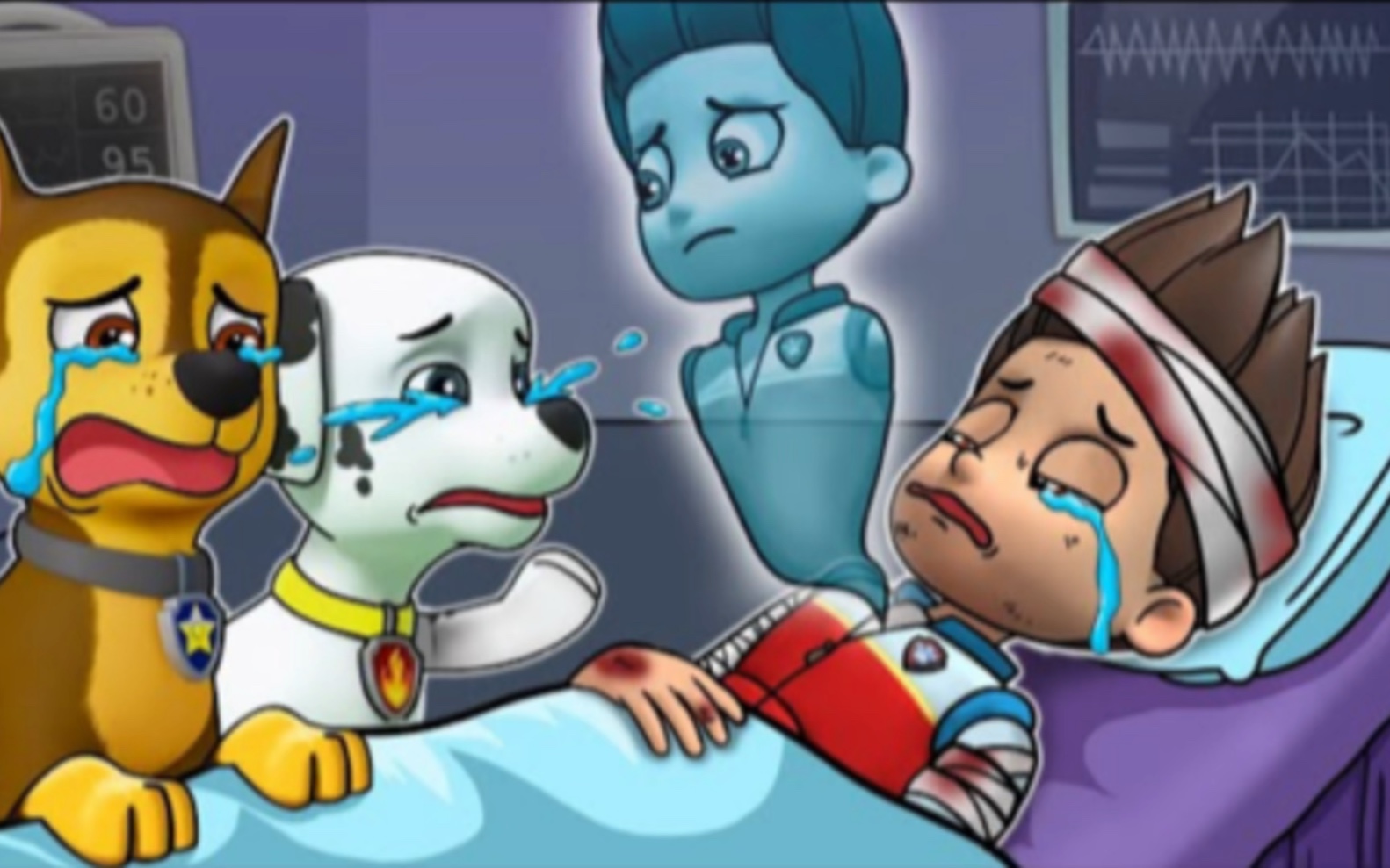 汪汪队动画:韩丁那给莱德喝下了灵魂出窍的药水