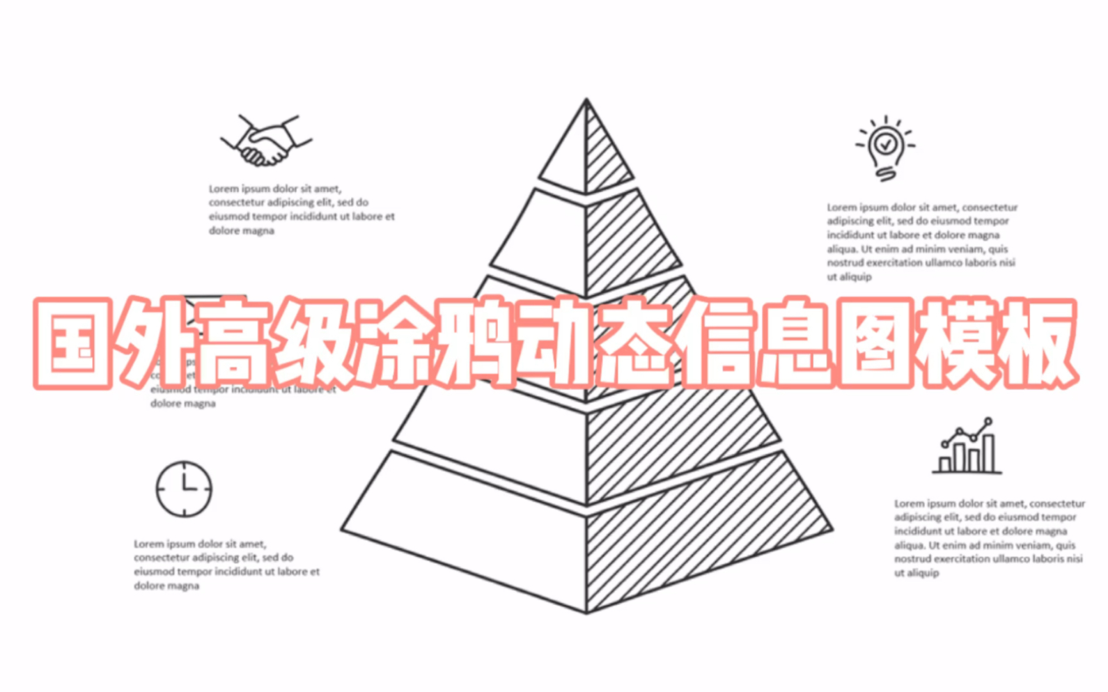 国外高级涂鸦动态信息图PPT模板来啦哔哩哔哩bilibili