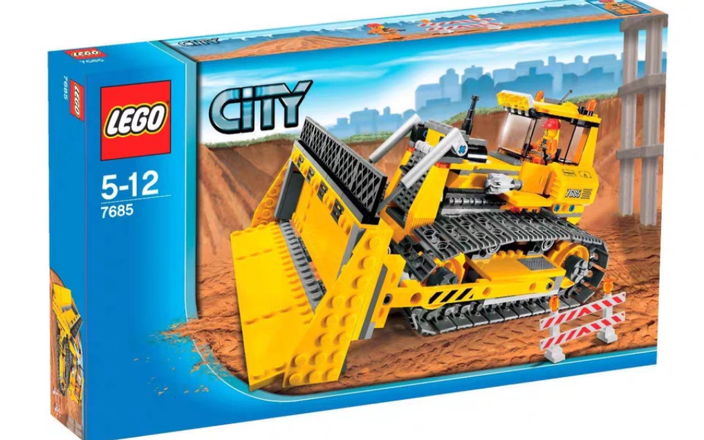 乐高 城市 7685 推土机 速组评测