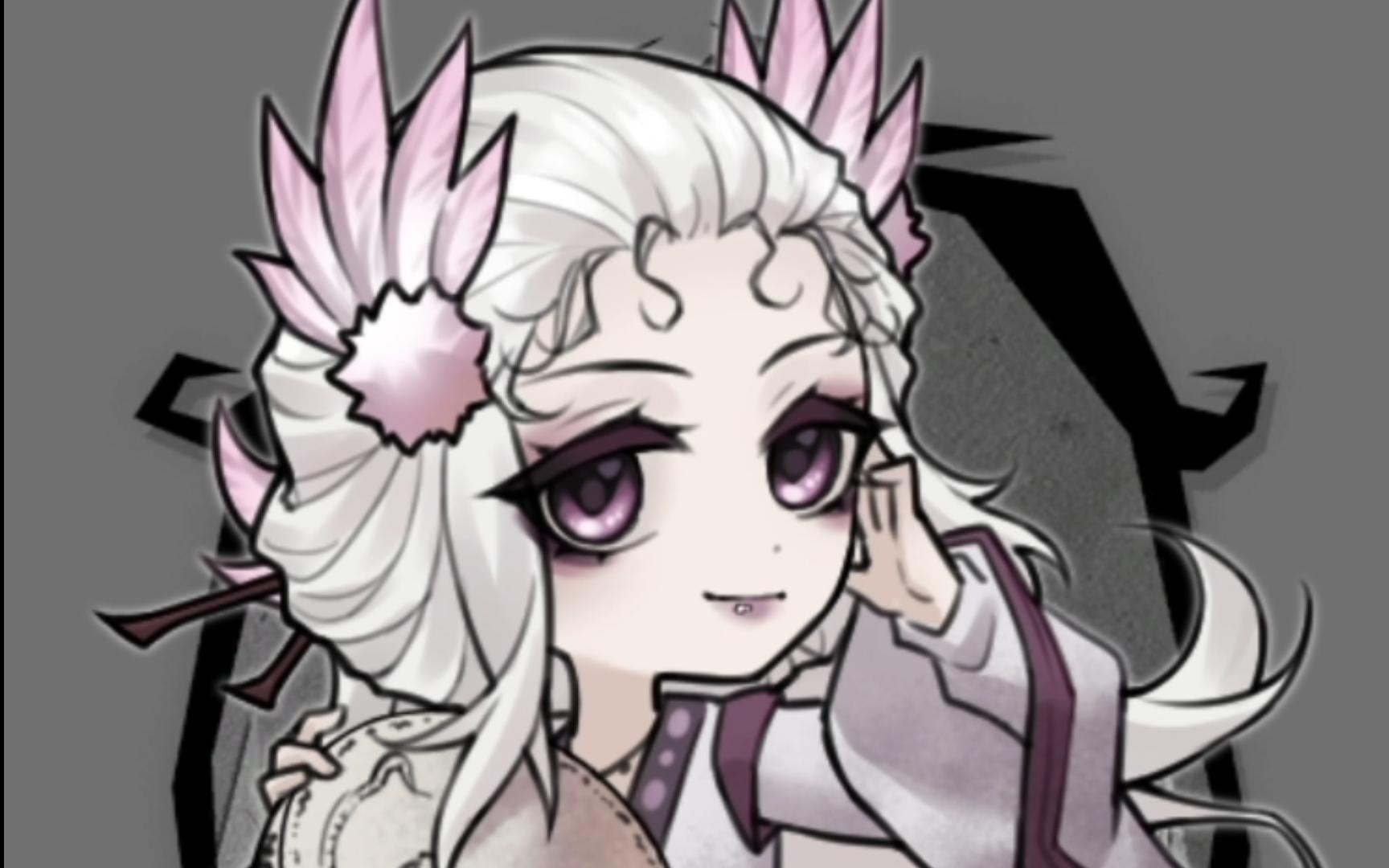 饥荒同人mod角色立绘-白灵淼