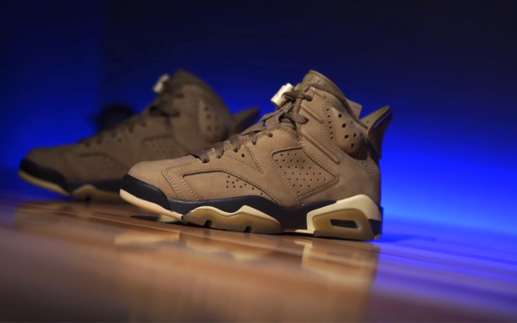 jordan 6代 gore-tex 防水鞋 "brown kelp" 棕色 藻棕 女款 防水aj6