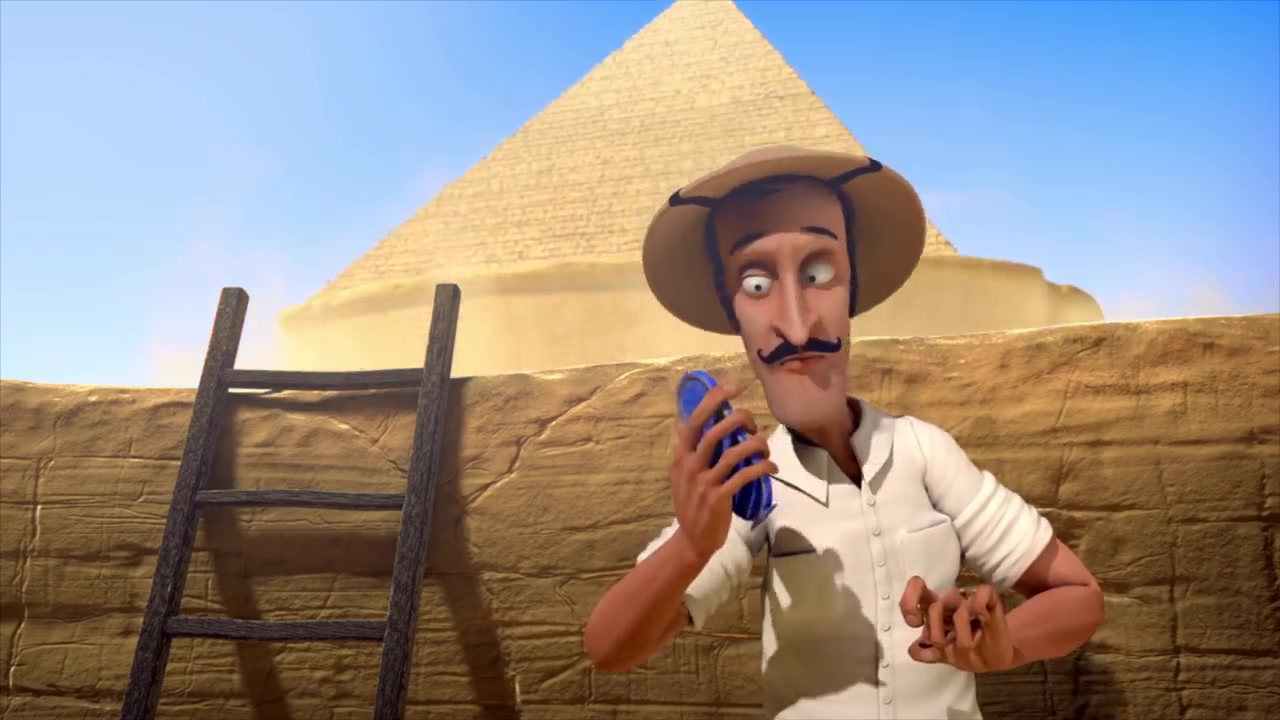 [图]《发现金字塔遥控器》动画搞笑短片The Egyptian Pyramids - Funny Animated Short Film (Full HD)