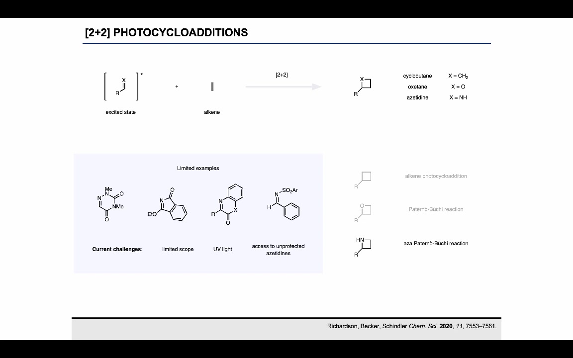 Synthesis Workshop  Visiblelightmediated [2+2] Photocycloadditions with Marc哔哩哔哩bilibili