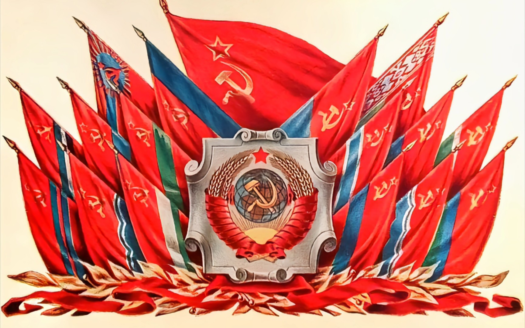 苏维埃社会主义共和国联盟国歌苏联颂苏联历代国旗