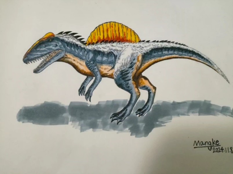 侏罗纪世界,原创混种恐龙,棘冠鲨齿龙.