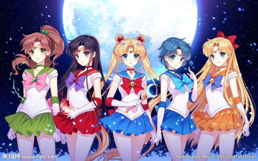 初音未来洛天依版本美少女战士外部四战士打败杰戴特涅夫莱特佐伊赛特
