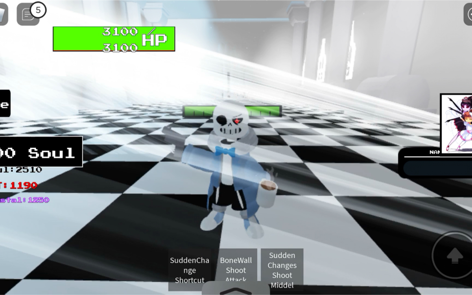 roblox sudden sans和hyper dustsans試用