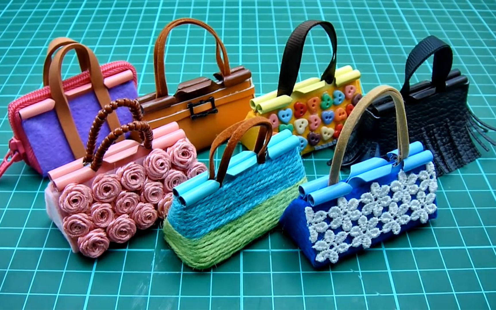 创意diy手工教程——用长尾夹做小包装饰品