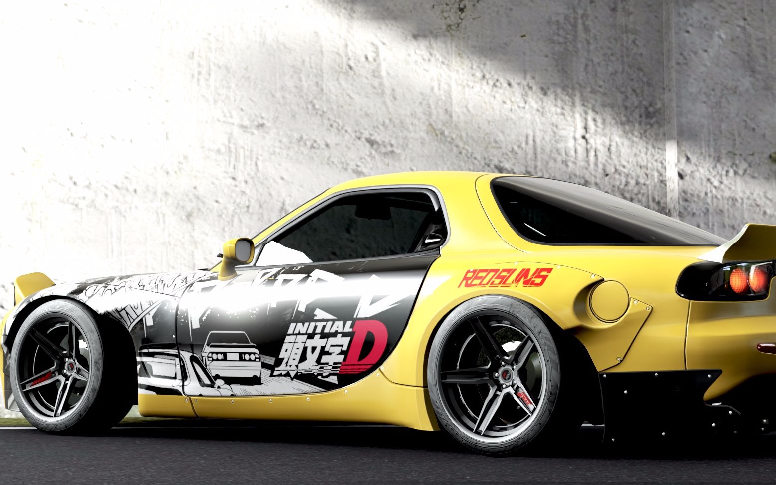 地平线4中的头文字d——rx7_哔哩哔哩_bilibili