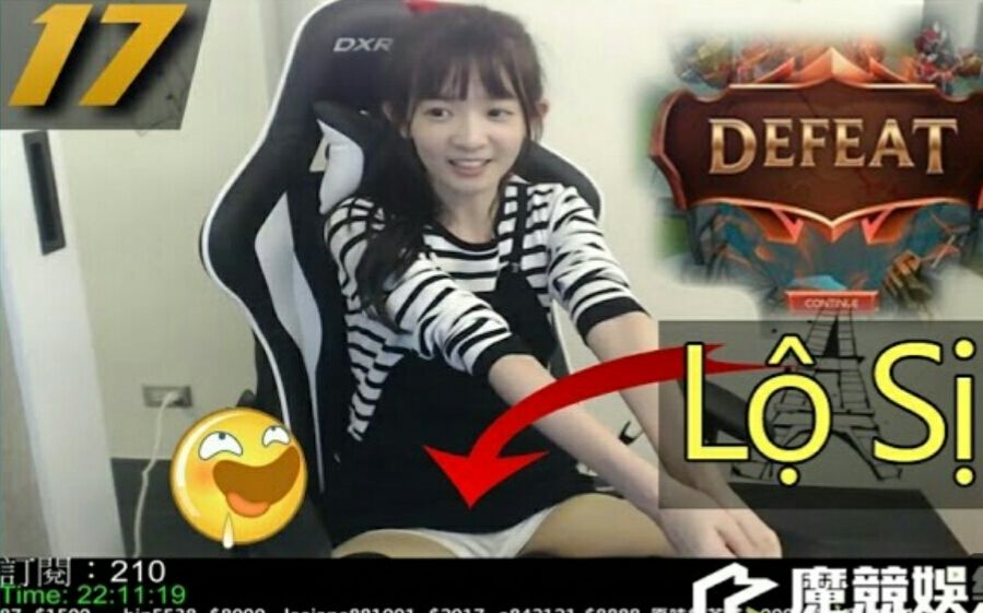 [图]Hotgirl lộ sịp trên stream,chết cười với leesin đồng đoàn _ Cao Thủ Stream