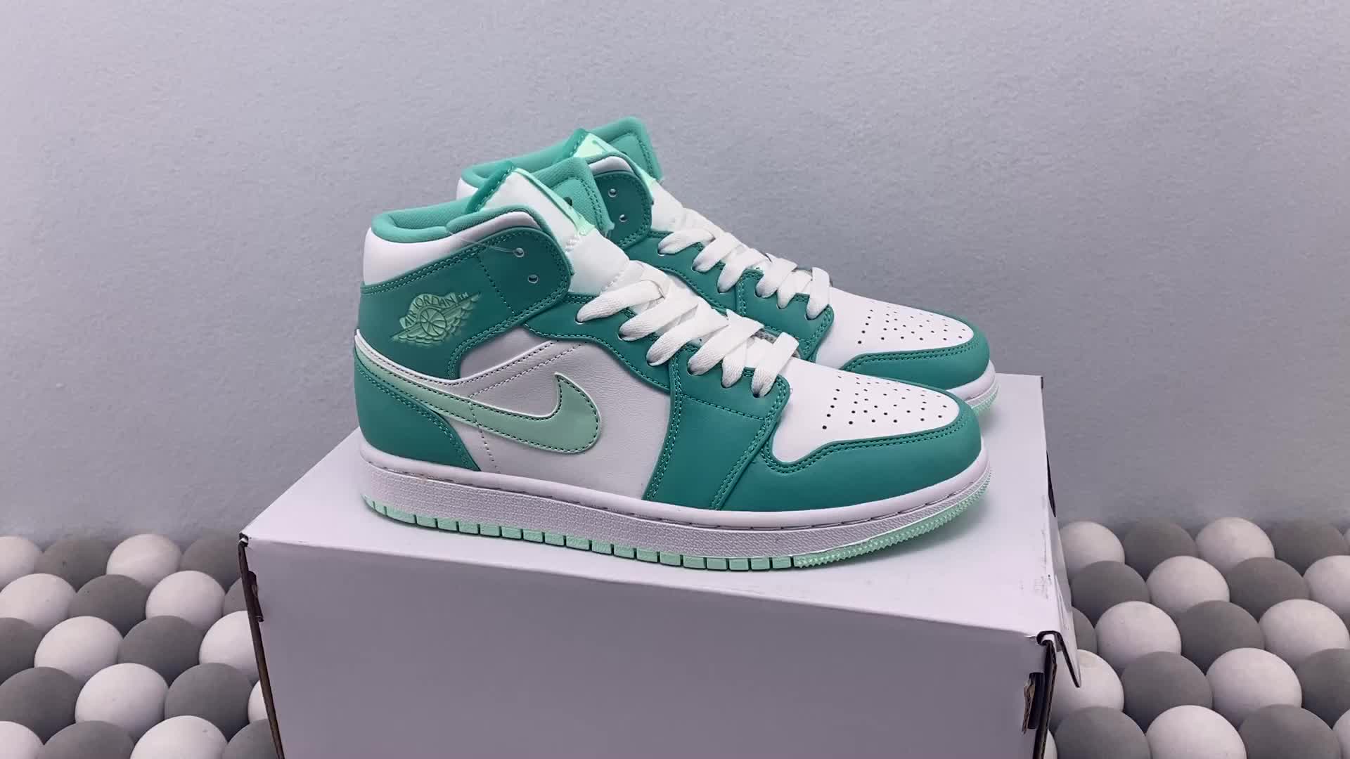 airjordan1mid荷绿小蒂芙尼gwai