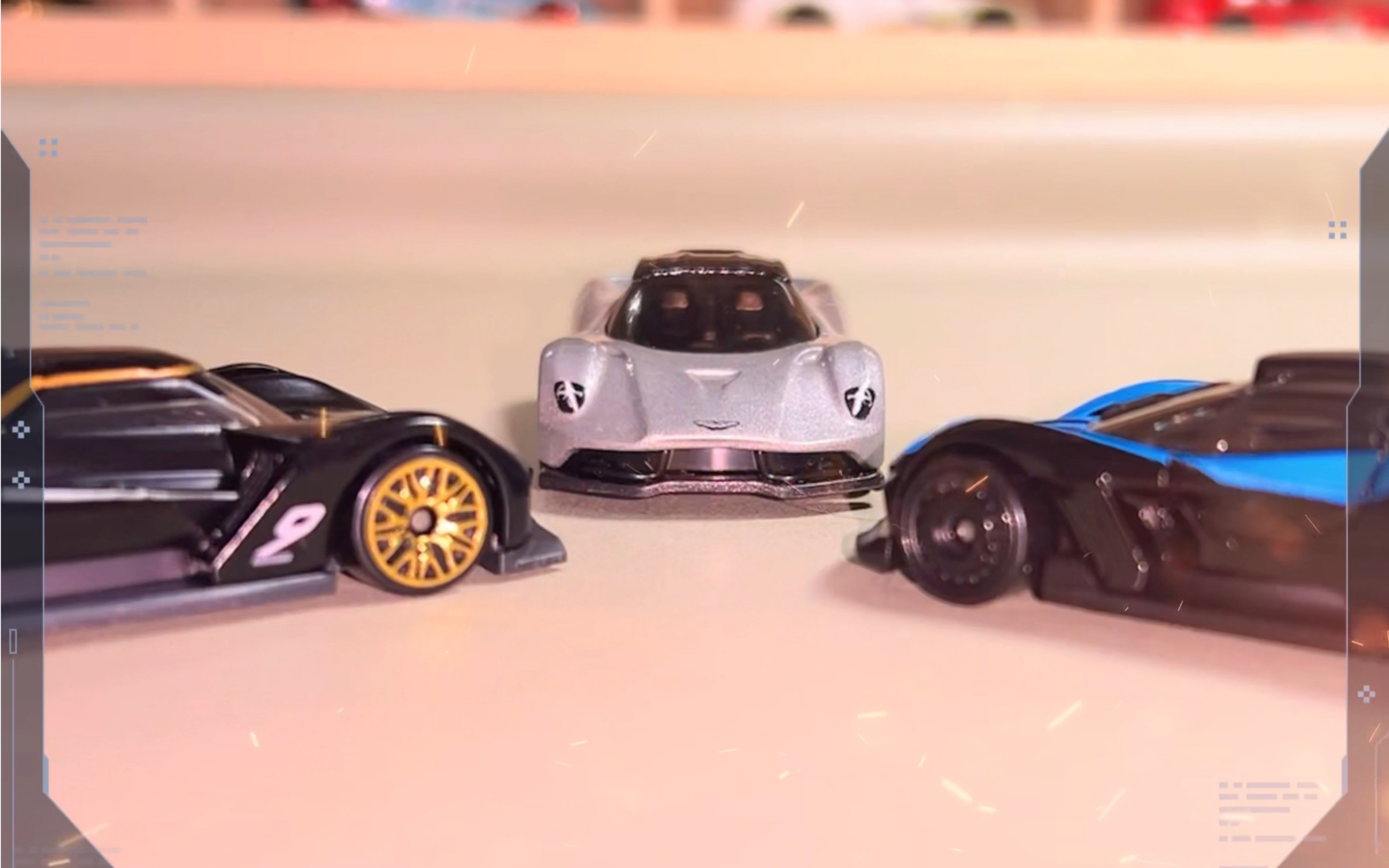 鲁大师的风火轮小车摄影 凯迪拉克project gtp hypercar,布加迪飞火