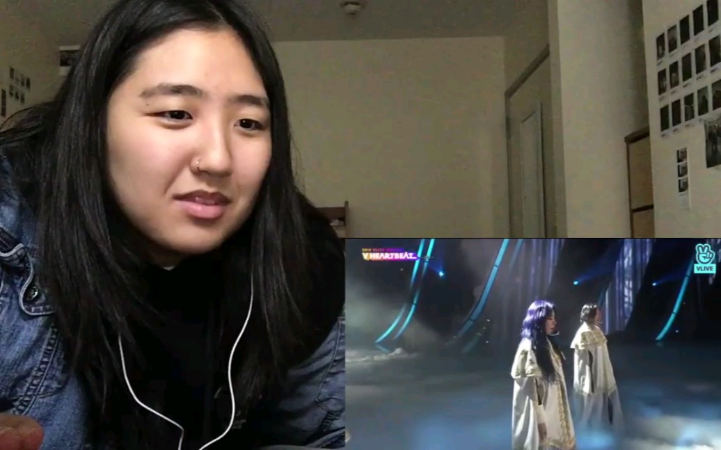 [图]外国小姐姐对MAMAMOO destiny+hip vlive  awards reaction