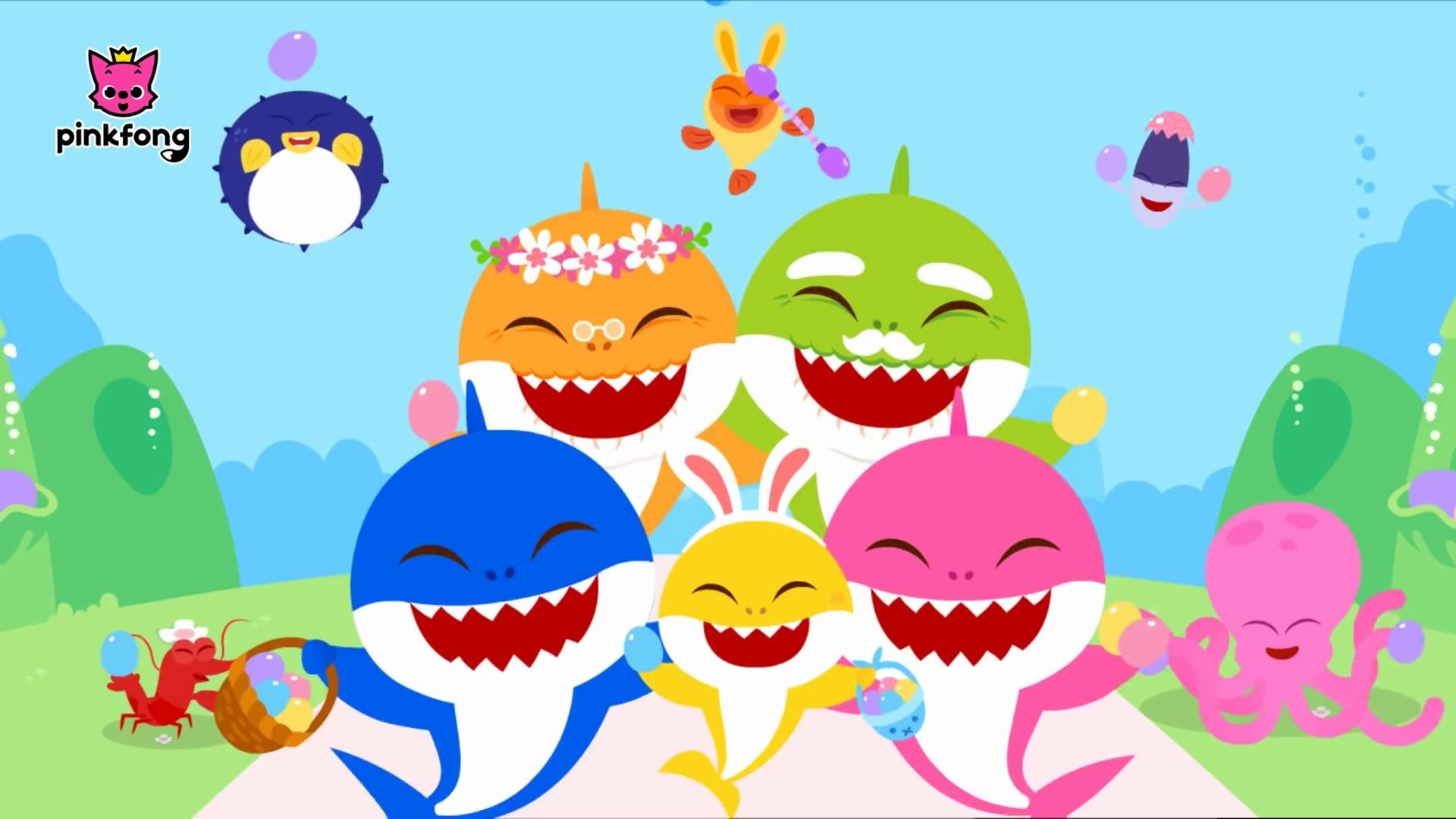 复活节版babysharks儿歌少儿英语高清