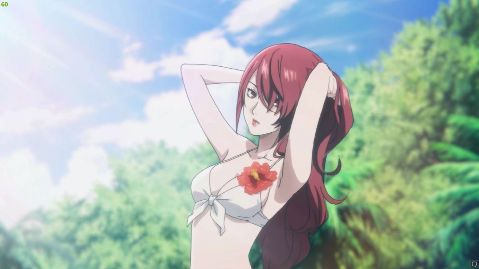 女神异闻录3各版本动画情景对比11-女队员的泳装