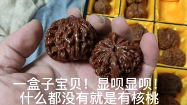 文玩核桃平谷元宝是按照肚子尺寸定价格的，袋子上写的47实际量45，核友