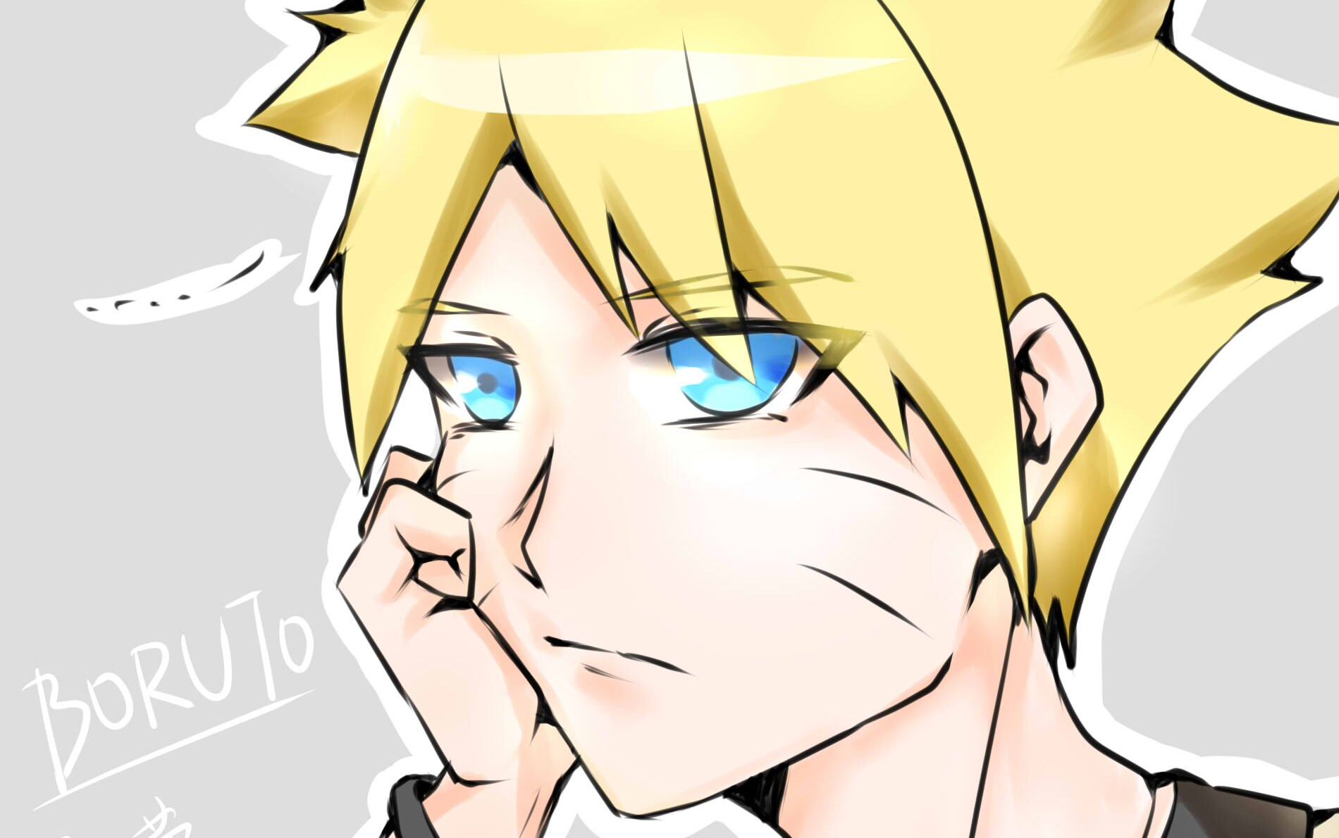 板绘成熟帅气博人