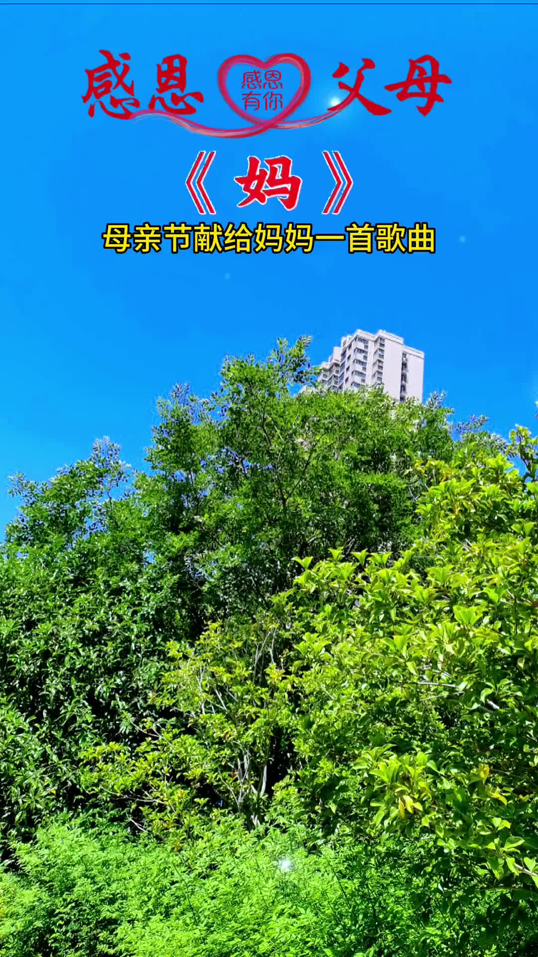 感恩母亲节献给妈妈的歌妈情感音乐分享