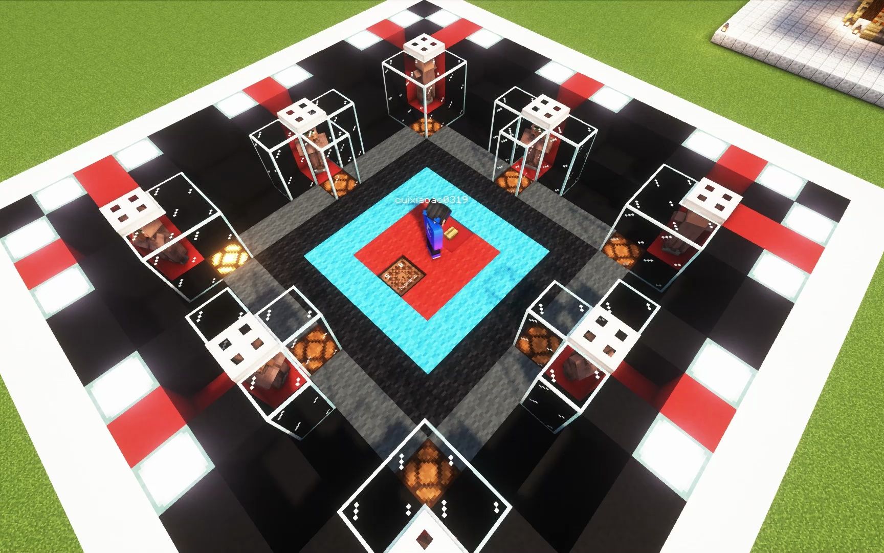 红石小游戏(死亡转盘)