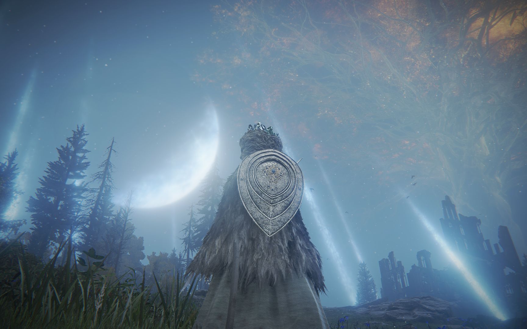 艾尔登法环暗月大剑老婆剑武器外观及动作展示