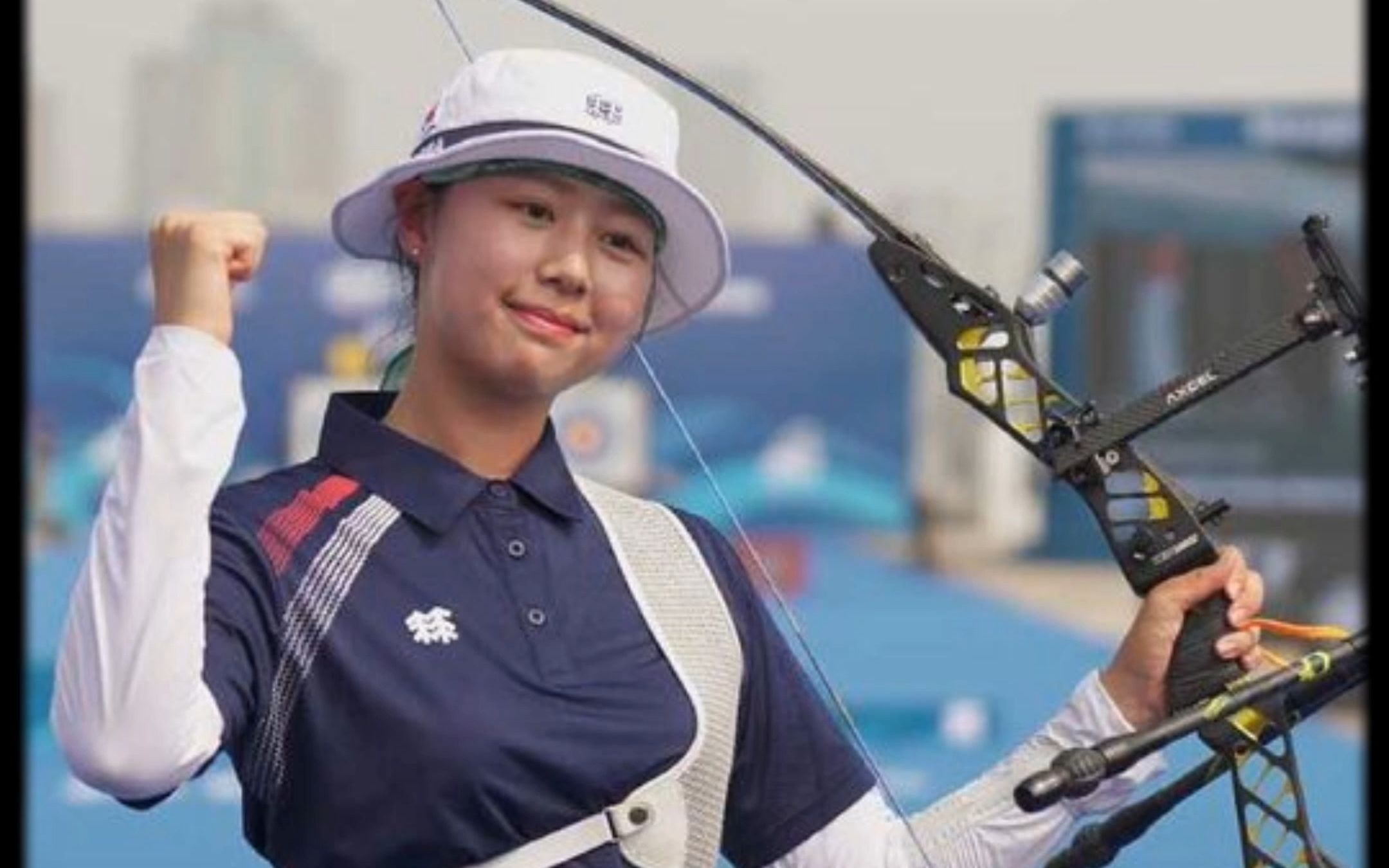 射箭韩国女运动员图片